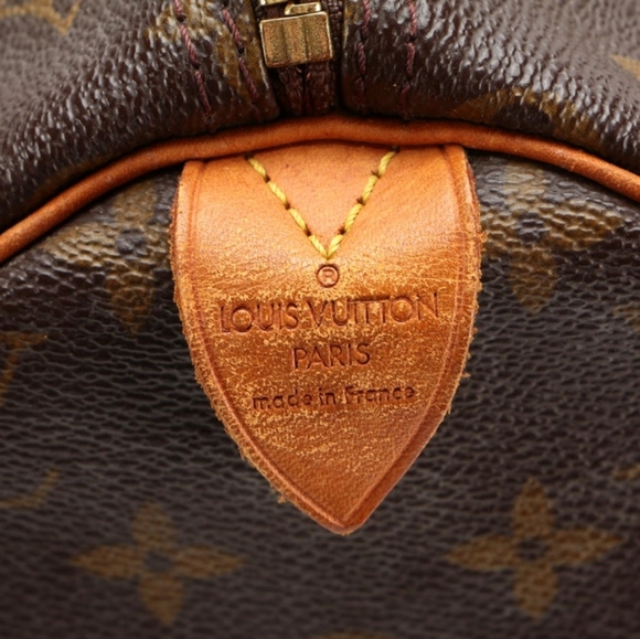 [Professionally Authenticated] Louis Vuitton Speedy 30 Bag in Monogram Canvas - Picture 4 of 8